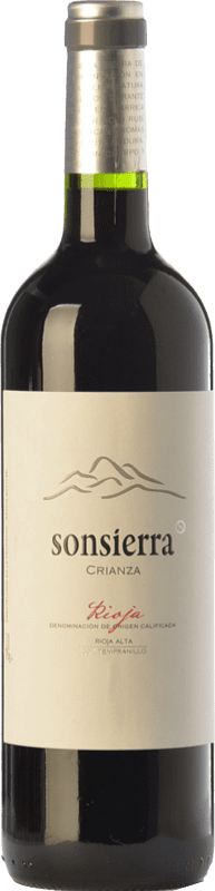 Envío gratis | Vino tinto Sonsierra Crianza 2014 D.O.Ca. Rioja La Rioja España Tempranillo Botella 75 cl