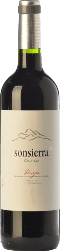 Kostenloser Versand | Rotwein Sonsierra Crianza — Kurze Fassreifung D.O.Ca. Rioja La Rioja Spanien Tempranillo 75 cl