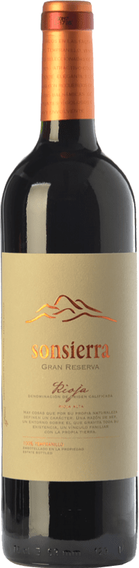 19,95 € | Vino rosso Sonsierra Gran Riserva D.O.Ca. Rioja La Rioja Spagna Tempranillo 75 cl