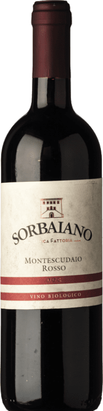 10,95 € 送料無料 | 赤ワイン Sorbaiano Rosso D.O.C. Montescudaio