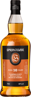 ウイスキーシングルモルト Springbank 10 年 70 cl