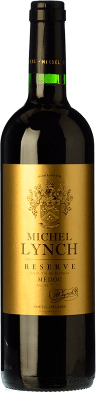 Бесплатная доставка | Красное вино Michel Lynch Rouge Резерв A.O.C. Bordeaux Supérieur Бордо Франция Merlot, Cabernet Sauvignon 75 cl