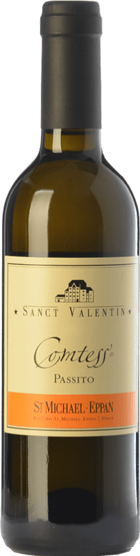 Envio grátis | Vinho Doce St. Michael-Eppan Sanct Valentin Comtess D.O.C. Alto Adige Trentino-Alto Adige Itália Gewürztraminer, Riesling, Sauvignon Meia Garrafa 37 cl