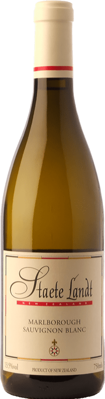 Envio grátis | Vinho branco Staete Landt Crianza I.G. Marlborough Marlborough Nova Zelândia Sauvignon Branca 75 cl