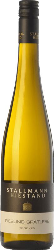 10,95 € | 白酒 Stallmann-Hiestand Spätlese 干 岁 Q.b.A. Rheinhessen 莱茵兰 - 普法尔茨 德国 Riesling 75 cl