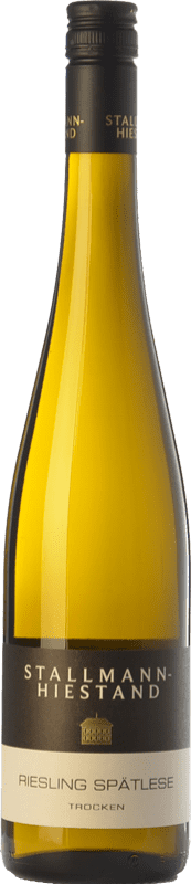 Envoi gratuit | Vin Blanc Stallmann-Hiestand Sec Spätlese VT Vendange Tardive Crianza Q.b.A. Rheinhessen Rheinland-Pfälz Allemagne Riesling 75 cl