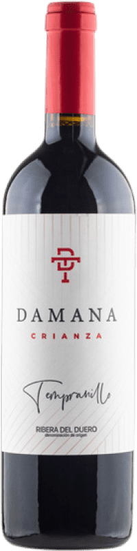 17,95 € Free Shipping | Red wine Tábula Damana Crianza D.O. Ribera del Duero Castilla y León Spain Tempranillo, Merlot, Cabernet Sauvignon Bottle 75 cl