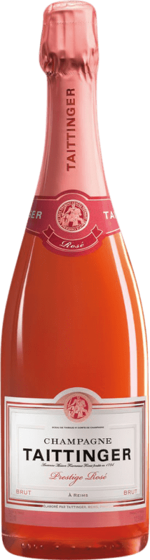 82,95 € Kostenloser Versand | Rosé Sekt Taittinger Prestige Rosé Brut Reserve A.O.C. Champagne
