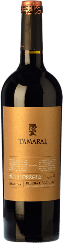 22,95 € | 红酒 Tamaral 预订 D.O. Ribera del Duero 卡斯蒂利亚莱昂 西班牙 Tempranillo 75 cl