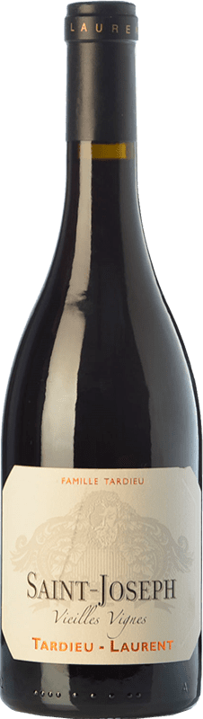 Envoi gratuit | Vin rouge Tardieu-Laurent Vieilles Vignes Crianza A.O.C. Saint-Joseph Rhône France Syrah, Serine 75 cl