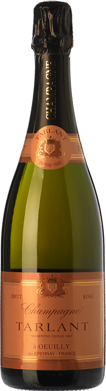 56,95 € | Espumante rosé Tarlant Rosé Brut Reserva A.O.C. Champagne Champagne França Pinot Preto, Chardonnay 75 cl