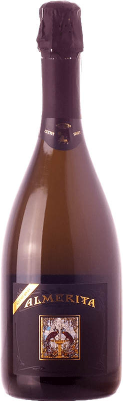 36,95 € Free Shipping | White sparkling Tasca d'Almerita Extra Brut D.O.C. Contea di Sclafani Sicily Italy Chardonnay Bottle 75 cl