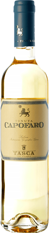 66,95 € Free Shipping | White wine Tasca Conti d'Almerita Malvasia Capofaro I.G.T. Salina Medium Bottle 50 cl