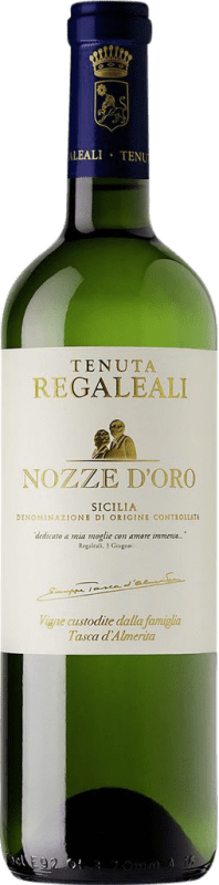 23,95 € | 白酒 Tasca Conti d'Almerita Nozze d'Oro D.O.C. Contea di Sclafani 西西里岛 意大利 Sauvignon, Insolia 75 cl