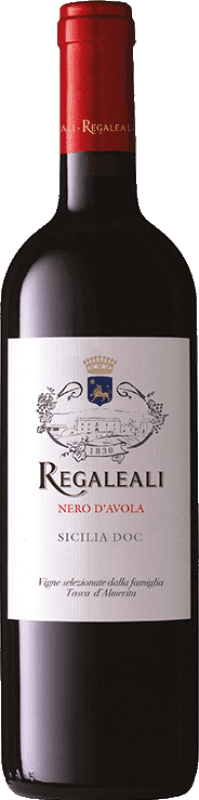 13,95 € Free Shipping | Red wine Tasca d'Almerita Regaleali I.G.T. Terre Siciliane Sicily Italy Nero d'Avola Bottle 75 cl