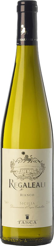 Free Shipping | White wine Tasca d'Almerita Regaleali Bianco I.G.T. Terre Siciliane Sicily Italy Chardonnay, Insolia, Grecanico, Catarratto 75 cl