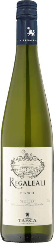 11,95 € | Белое вино Tasca d'Almerita Regaleali Bianco I.G.T. Terre Siciliane Сицилия Италия Chardonnay, Insolia, Grecanico, Catarratto 75 cl