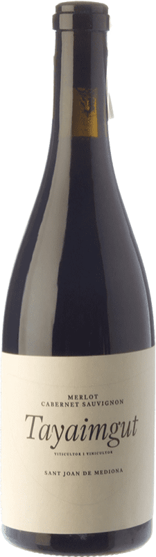 18,95 € | Red wine Tayaimgut Hort de les Canyes Aged D.O. Penedès Catalonia Spain Merlot, Cabernet Sauvignon 75 cl