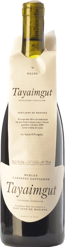 9,95 € | Red wine Tayaimgut Negre Aged D.O. Penedès Catalonia Spain Merlot, Cabernet Sauvignon Bottle 75 cl