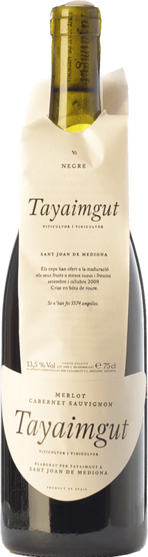 9,95 € | Красное вино Tayaimgut Negre старения D.O. Penedès Каталония Испания Merlot, Cabernet Sauvignon 75 cl