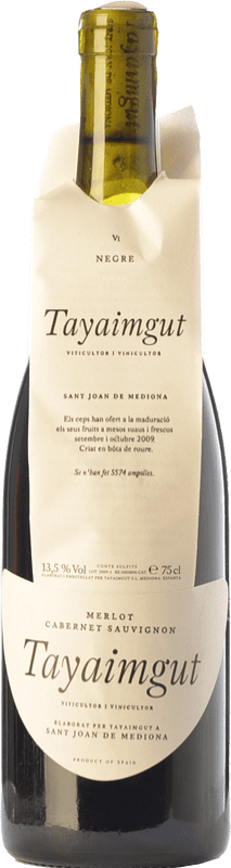 9,95 € Бесплатная доставка | Красное вино Tayaimgut Negre старения D.O. Penedès