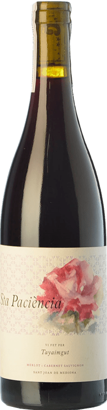 22,95 € | Red wine Tayaimgut Santa Paciència Crianza D.O. Penedès Catalonia Spain Merlot, Cabernet Sauvignon Bottle 75 cl