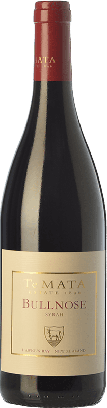 53,95 € | Red wine Te Mata Bullnose Crianza I.G. Hawkes Bay Hawkes Bay New Zealand Syrah Bottle 75 cl