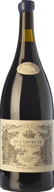 免费送货 | 红葡萄酒 Telmo Rodríguez As Caborcas Crianza — 陈酿 D.O. Valdeorras 加利西亚 西班牙 Garnacha — 歌海娜, Mencía — 门西亚, Sousón — Sousão — 苏桑, Godello — 戈德略, Merenzao — 梅伦萨奥 大瓶 — Magnum 1,5 L