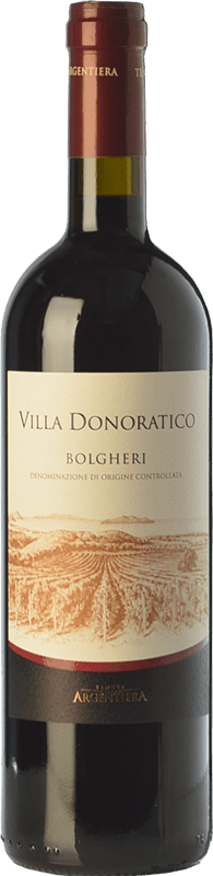 Бесплатная доставка | Красное вино Tenuta Argentiera Villa Donoratico D.O.C. Bolgheri Тоскана Италия Merlot — Мерло, Syrah — Сира, Cabernet Sauvignon — Каберне Совиньон, Cabernet Franc — Каберне Фран, Petit Verdot 75 cl