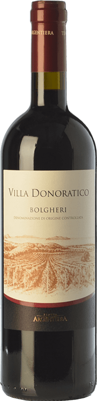 29,95 € Spedizione Gratuita | Vino rosso Tenuta Argentiera Villa Donoratico D.O.C. Bolgheri