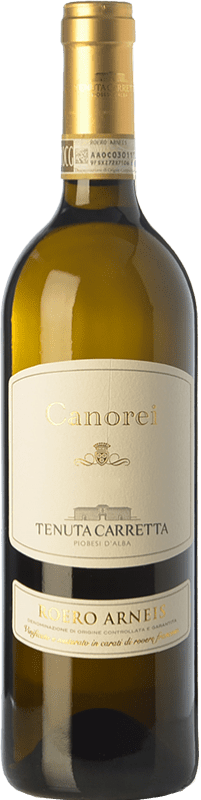 22,95 € | Белое вино Tenuta Carretta Canorei D.O.C.G. Roero Пьемонте Италия Arneis 75 cl