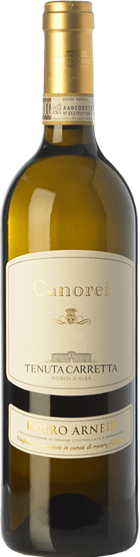 19,95 € | Белое вино Tenuta Carretta Canorei D.O.C.G. Roero Пьемонте Италия Arneis — Арнеис 75 cl