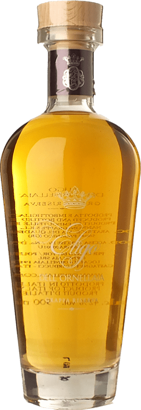 87,95 € Spedizione Gratuita | Grappa Ornellaia Eligo Riserva I.G.T. Grappa Toscana Bottiglia Medium 50 cl