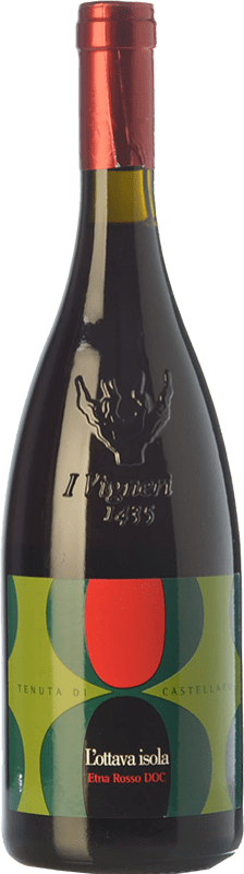 19,95 € Envío gratis | Vino tinto Tenuta di Castellaro L'Ottava Isola D.O.C. Etna Ecológico
