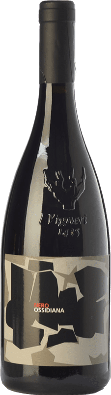 38,95 € Envio grátis | Vinho tinto Tenuta di Castellaro Nero Ossidiana I.G.T. Terre Siciliane Biológico