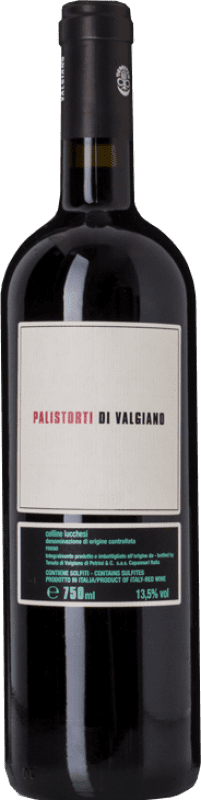 Бесплатная доставка | Красное вино Tenuta di Valgiano Palistorti Rosso D.O.C. Colline Lucchesi Тоскана Италия Merlot, Syrah, Sangiovese 75 cl