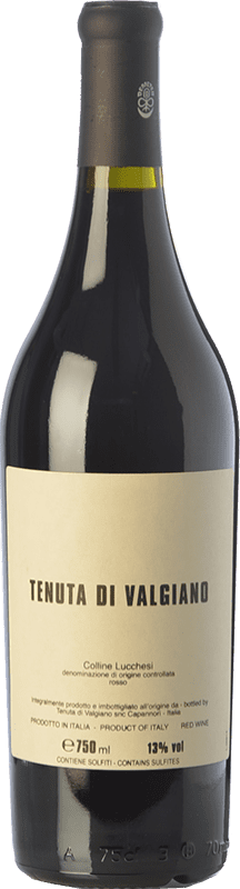 Spedizione Gratuita | Vino rosso Tenuta di Valgiano D.O.C. Colline Lucchesi Toscana Italia Merlot, Syrah, Sangiovese Biologico 75 cl
