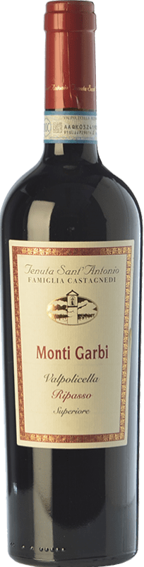 19,95 € | Red wine Tenuta Sant'Antonio Monti Garbi D.O.C. Valpolicella Ripasso Veneto Italy Corvina, Rondinella, Corvinone, Oseleta, Croatina Bottle 75 cl