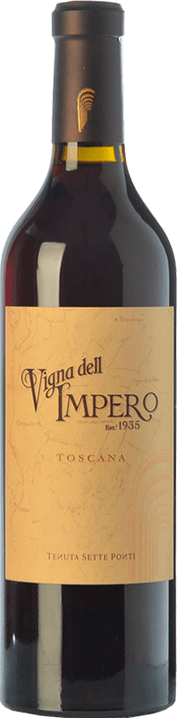 86,95 € Envio grátis | Vinho tinto Tenuta Sette Ponti Vigna dell'Impero I.G.T. Toscana