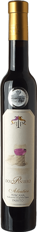 Kostenloser Versand | Süßer Wein Tenute Perini Dolcepensiero Passito I.G.T. Toscana Toskana Italien Aleático Halbe Flasche 37 cl