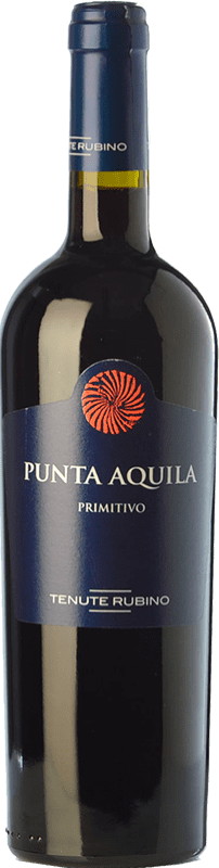 14,95 € | Красное вино Tenute Rubino Punta Aquila I.G.T. Salento Кампанья Италия Primitivo 75 cl