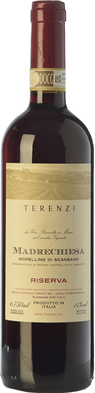 38,95 € | Red wine Terenzi Riserva Madrechiesa Reserva D.O.C.G. Morellino di Scansano Tuscany Italy Sangiovese Bottle 75 cl