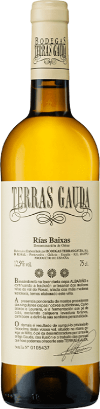 16,95 € | Weißwein Terras Gauda D.O. Rías Baixas Galizien Spanien Loureiro, Albariño, Caíño Weiß 75 cl