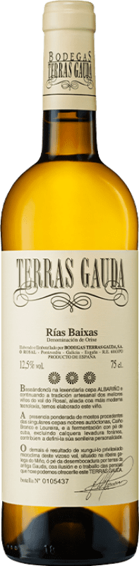 Envío gratis | Vino Blanco Terras Gauda D.O. Rías Baixas Galicia España Loureiro, Albariño, Caíño 75 cl