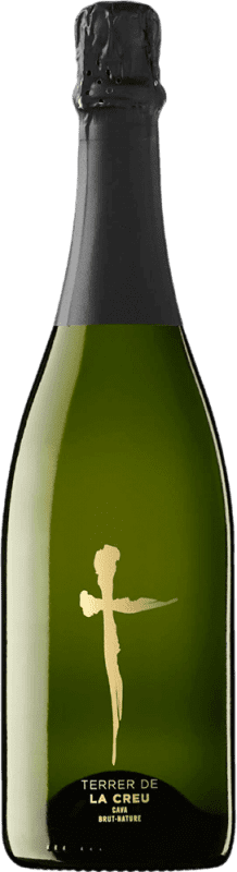 10,95 € Spedizione Gratuita | Spumante bianco Terrer de la Creu Brut Nature Giovane D.O. Cava