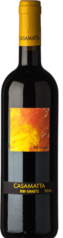 24,95 € | Red wine Bibi Graetz Casamatta Rosso I.G.T. Toscana Tuscany Italy Sangiovese Bottle 75 cl