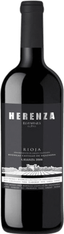 Free Shipping | Red wine Elvi Herenza Kosher Aged D.O.Ca. Rioja The Rioja Spain Tempranillo 75 cl