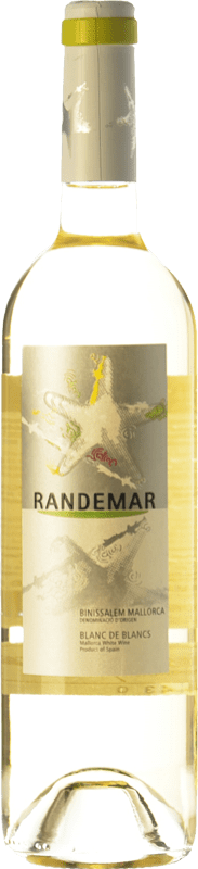 Envio grátis | Vinho branco Tianna Negre Randemar Blanc D.O. Binissalem Ilhas Baleares Espanha Mascate, Chardonnay, Pensal Branca 75 cl