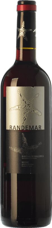 Envio grátis | Vinho tinto Tianna Negre Randemar Negre Jovem D.O. Binissalem Ilhas Baleares Espanha Merlot, Syrah, Cabernet Sauvignon, Mantonegro 75 cl