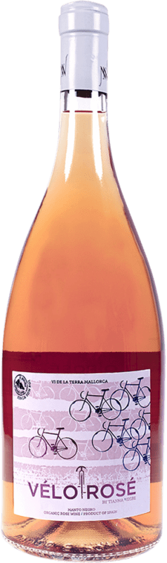 Kostenloser Versand | Rosé-Wein Tianna Negre Vélorosé D.O. Binissalem Balearen Spanien Mantonegro Magnum-Flasche 1,5 L